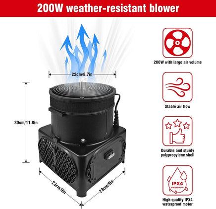 7FT Tall Inflatable Tube Man Sets with Weather-Resistant Blower -Chef - goodeny