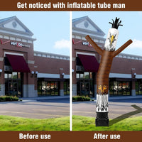 7FT Tall Inflatable Tube Man Sets with Weather-Resistant Blower -Eagle - goodeny