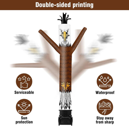7FT Tall Inflatable Tube Man Sets with Weather-Resistant Blower -Eagle - goodeny