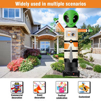 9FT Tall Inflatable Wavers Alien Inflatable Tube Man (18''Diameter) (Blower Not Included) - goodeny