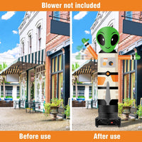 9FT Tall Inflatable Wavers Alien Inflatable Tube Man (18''Diameter) (Blower Not Included) - goodeny