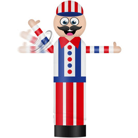 9FT Tall Inflatable Wavers Barber Shop Inflatable Tube Man (18''Diameter) (Blower Not Included) - goodeny