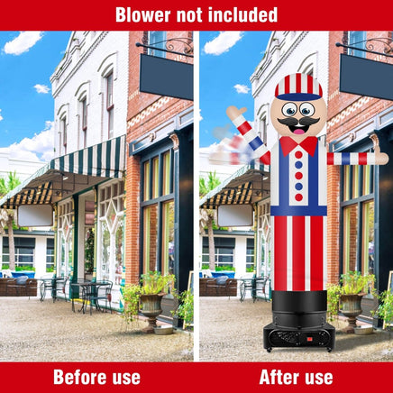 9FT Tall Inflatable Wavers Barber Shop Inflatable Tube Man (18''Diameter) (Blower Not Included) - goodeny