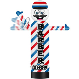 9FT Tall Inflatable Wavers Barber Shop Inflatable Tube Man (18''Diameter) (Blower Not Included) - goodeny