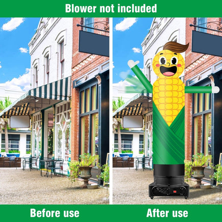9FT Tall Inflatable Wavers Corn Inflatable Tube Man (18''Diameter) (Blower Not Included) - goodeny