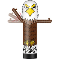 9FT Tall Inflatable Wavers Eagle Inflatable Tube Man (18''Diameter) (Blower Not Included) - goodeny