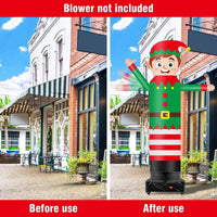 9FT Tall Inflatable Wavers ELF Inflatable Tube Man (18''Diameter) (Blower Not Included) - goodeny