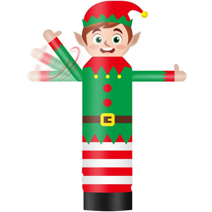 9FT Tall Inflatable Wavers ELF Inflatable Tube Man (18''Diameter) (Blower Not Included) - goodeny