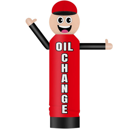 9FT Tall Inflatable Wavers Oil Change Inflatable Tube Man (18''Diameter) (Blower Not Included) - goodeny