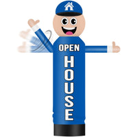 9FT Tall Inflatable Wavers Open House Inflatable Tube Man (18''Diameter) (Blower Not Included) - goodeny