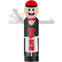 9FT Tall Inflatable Wavers Open Inflatable Tube Man (18''Diameter) (Blower Not Included) - goodeny