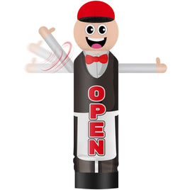 9FT Tall Inflatable Wavers Open Inflatable Tube Man (18''Diameter) (Blower Not Included) - goodeny