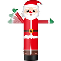 9FT Tall Inflatable Wavers Santa Claus Inflatable Tube Man (18''Diameter) (Blower Not Included) - goodeny