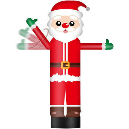9FT Tall Inflatable Wavers Santa Claus Inflatable Tube Man (18''Diameter) (Blower Not Included) - goodeny