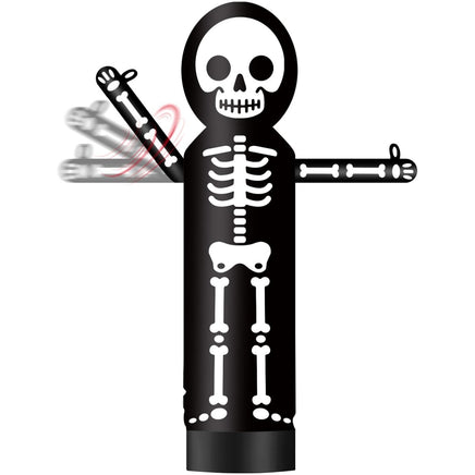 9FT Tall Inflatable Wavers Skeleton Inflatable Tube Man (18''Diameter) (Blower Not Included) - goodeny