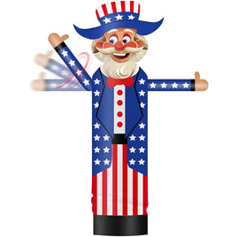 9FT Tall Inflatable Wavers Uncle Sam Inflatable Tube Man (18''Diameter) (Blower Not Included) - goodeny