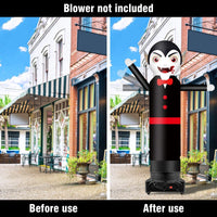 9FT Tall Inflatable Wavers Vampire Inflatable Tube Man (18''Diameter) (Blower Not Included) - goodeny