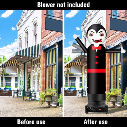 9FT Tall Inflatable Wavers Vampire Inflatable Tube Man (18''Diameter) (Blower Not Included) - goodeny