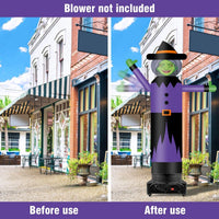 9FT Tall Inflatable Wavers Witch Inflatable Tube Man (18''Diameter) (Blower Not Included) - goodeny