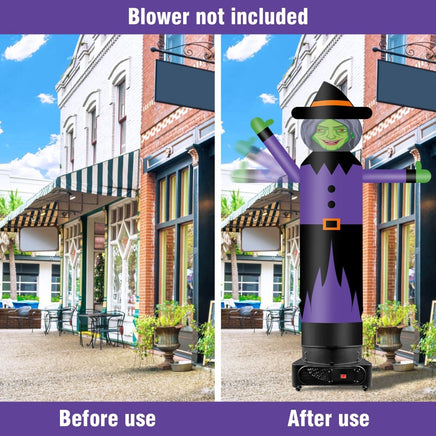 9FT Tall Inflatable Wavers Witch Inflatable Tube Man (18''Diameter) (Blower Not Included) - goodeny